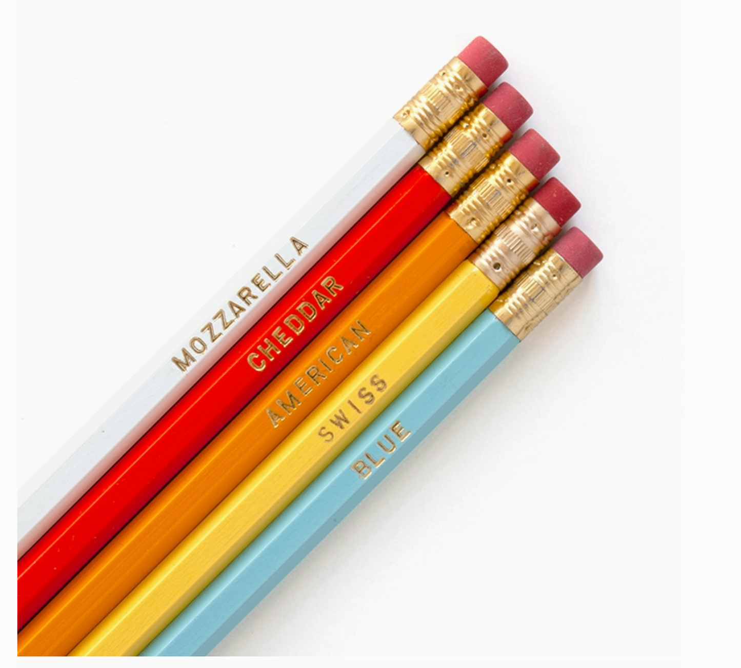 Cheesy Pencil Set - 5 pack