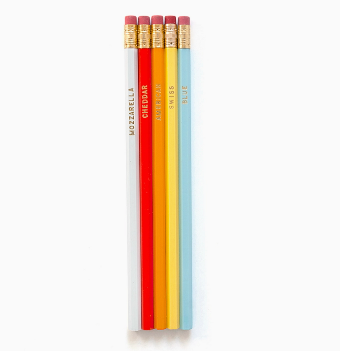 Cheesy Pencil Set - 5 pack