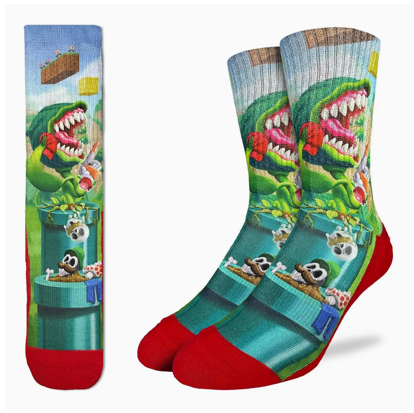 Plants Eating Plumbers Mens Socks