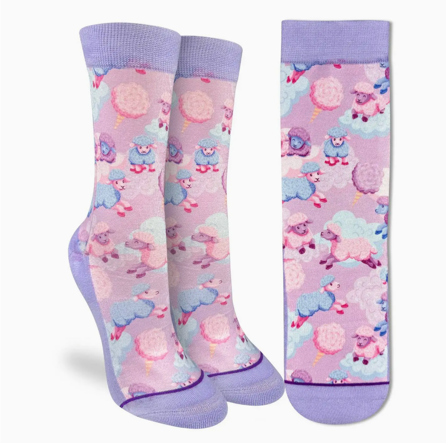 Cotton Candy Sheep Socks