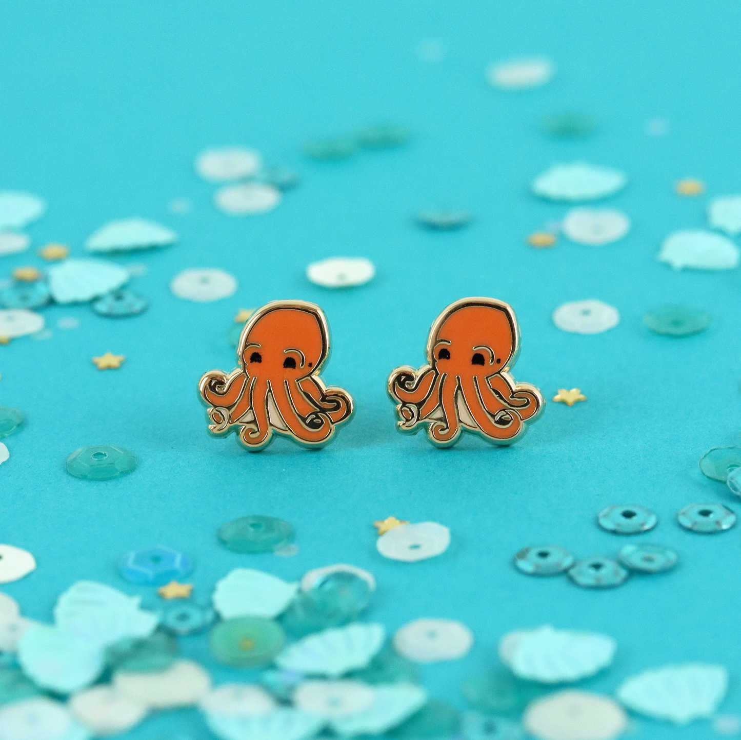 Octopus Earrings