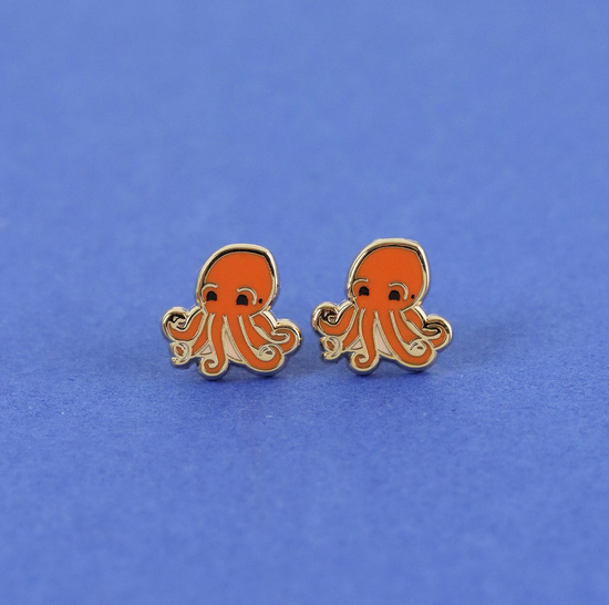 Octopus Earrings