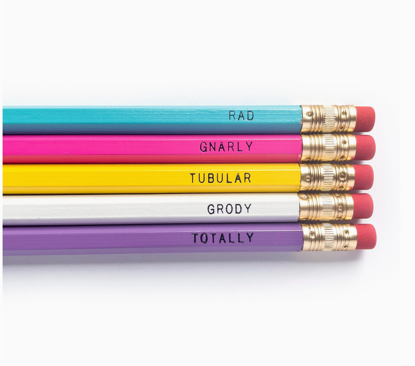 Totally Rad Pencil Set - 5 pack