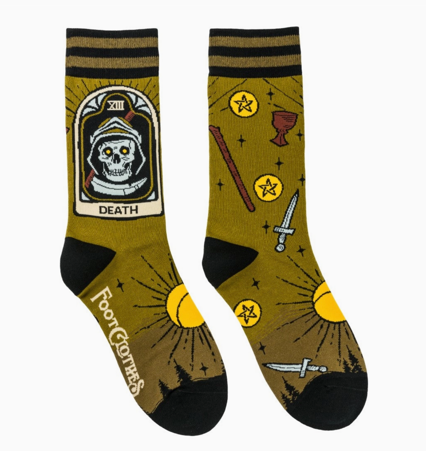 Death Tarot Nouveau Socks