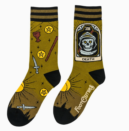 Death Tarot Nouveau Socks
