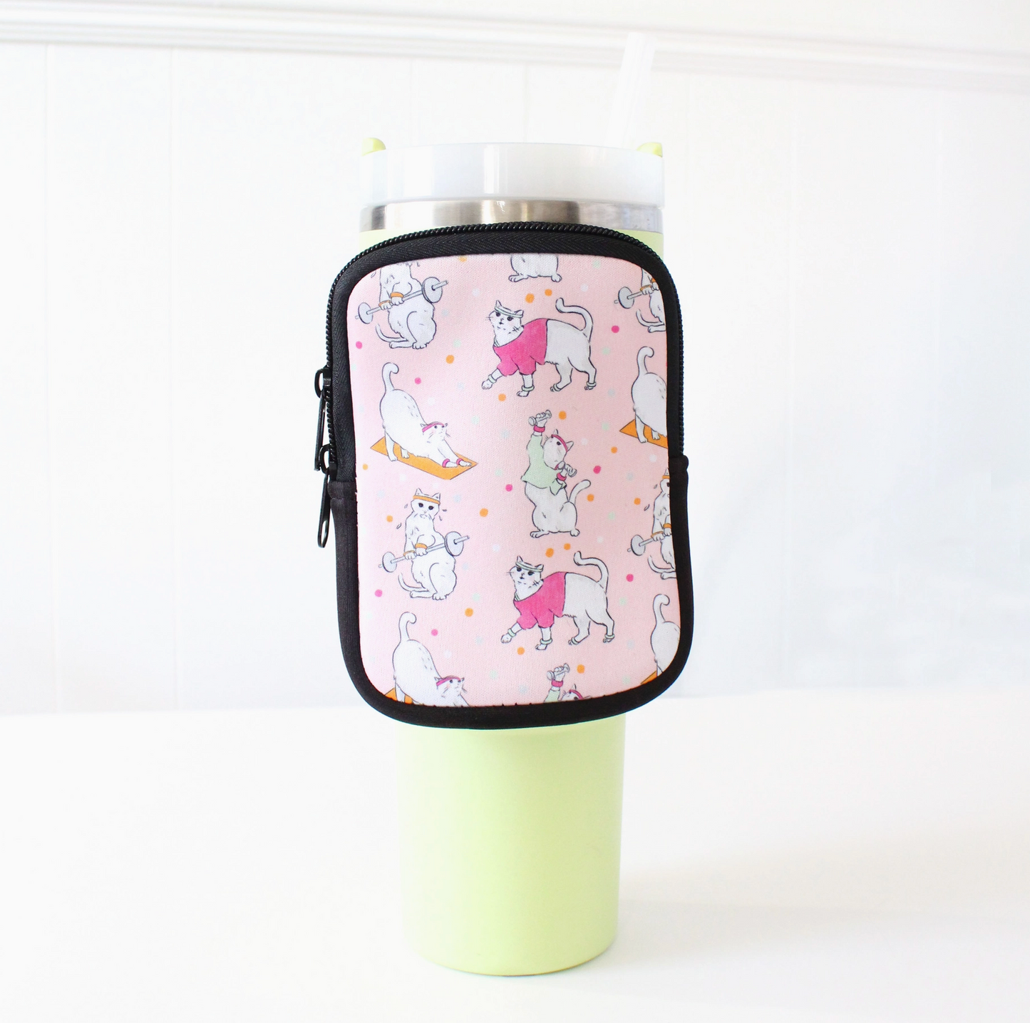 Gym Cats Tumbler Pouch