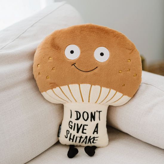 I Don't Give A Shitake Plushie Pillow