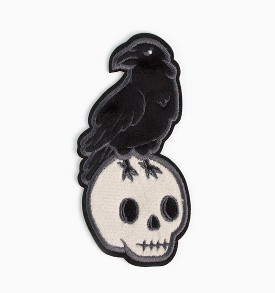 Raven Fuzzy Patch