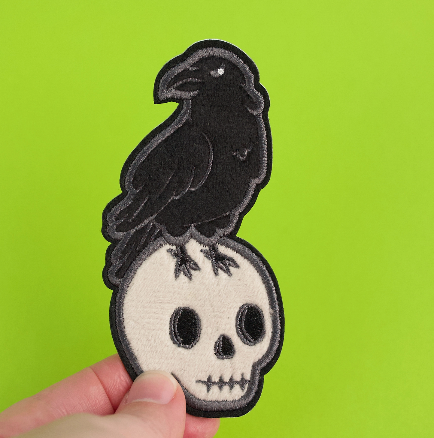 Raven Fuzzy Patch