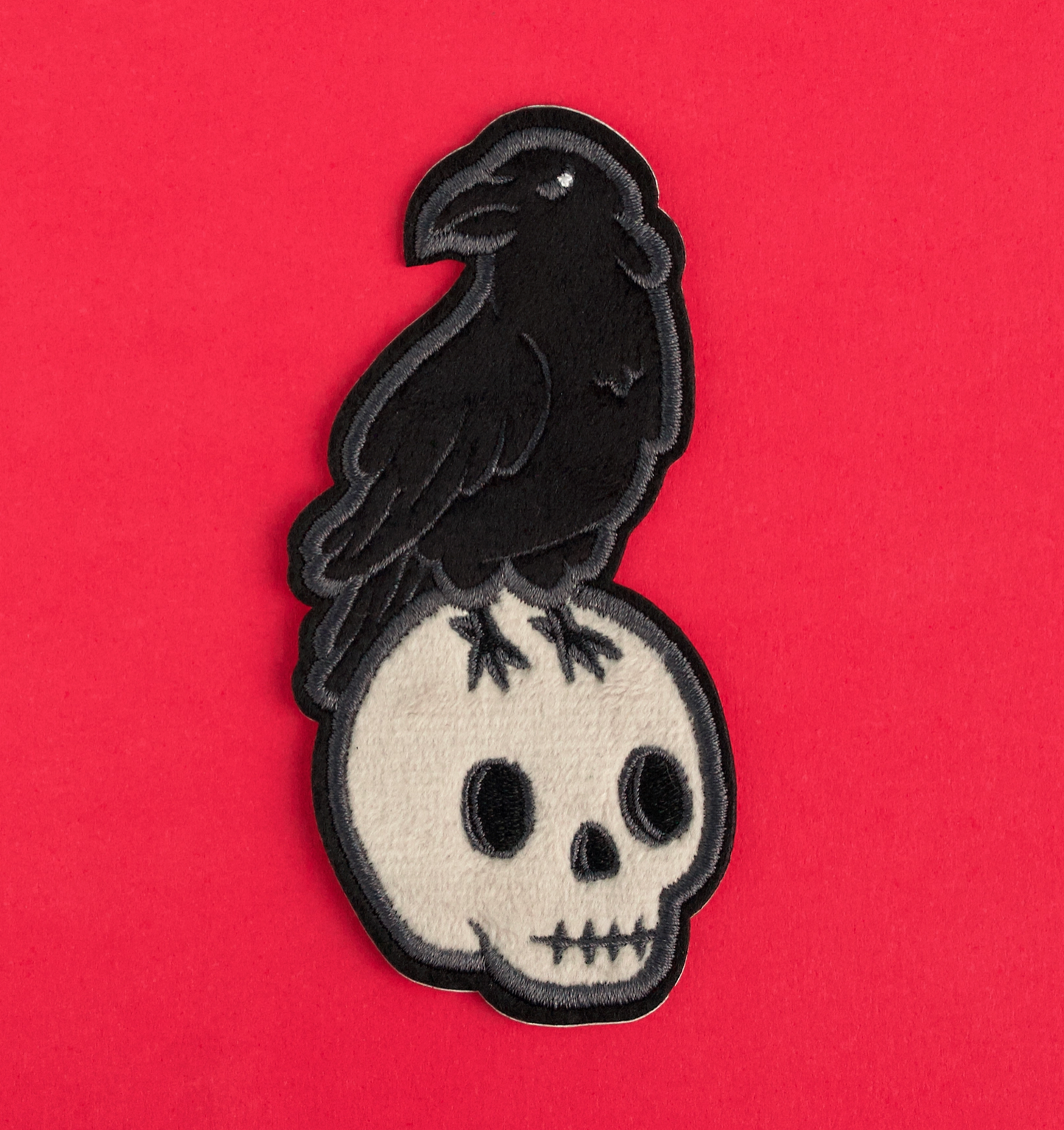 Raven Fuzzy Patch