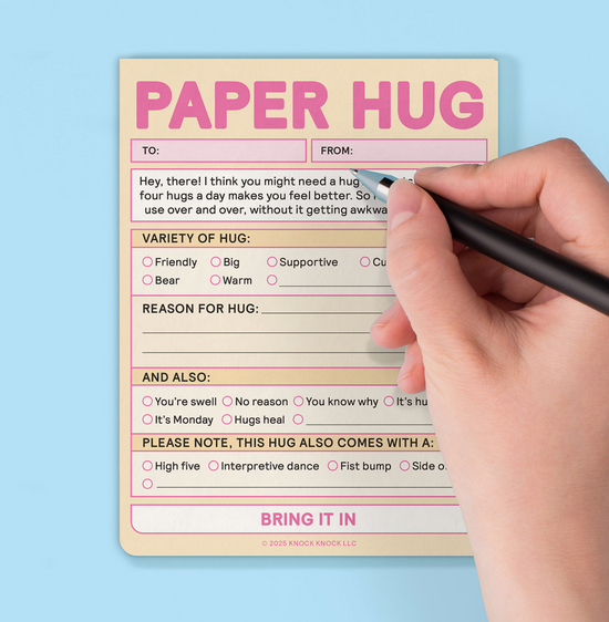 Paper Hug Notepad - 50 sheets