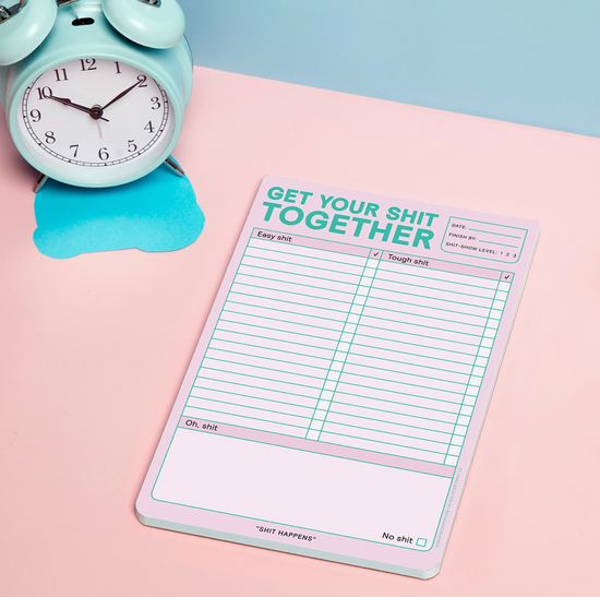 Get Your Shit Together Notepad - 60 sheets