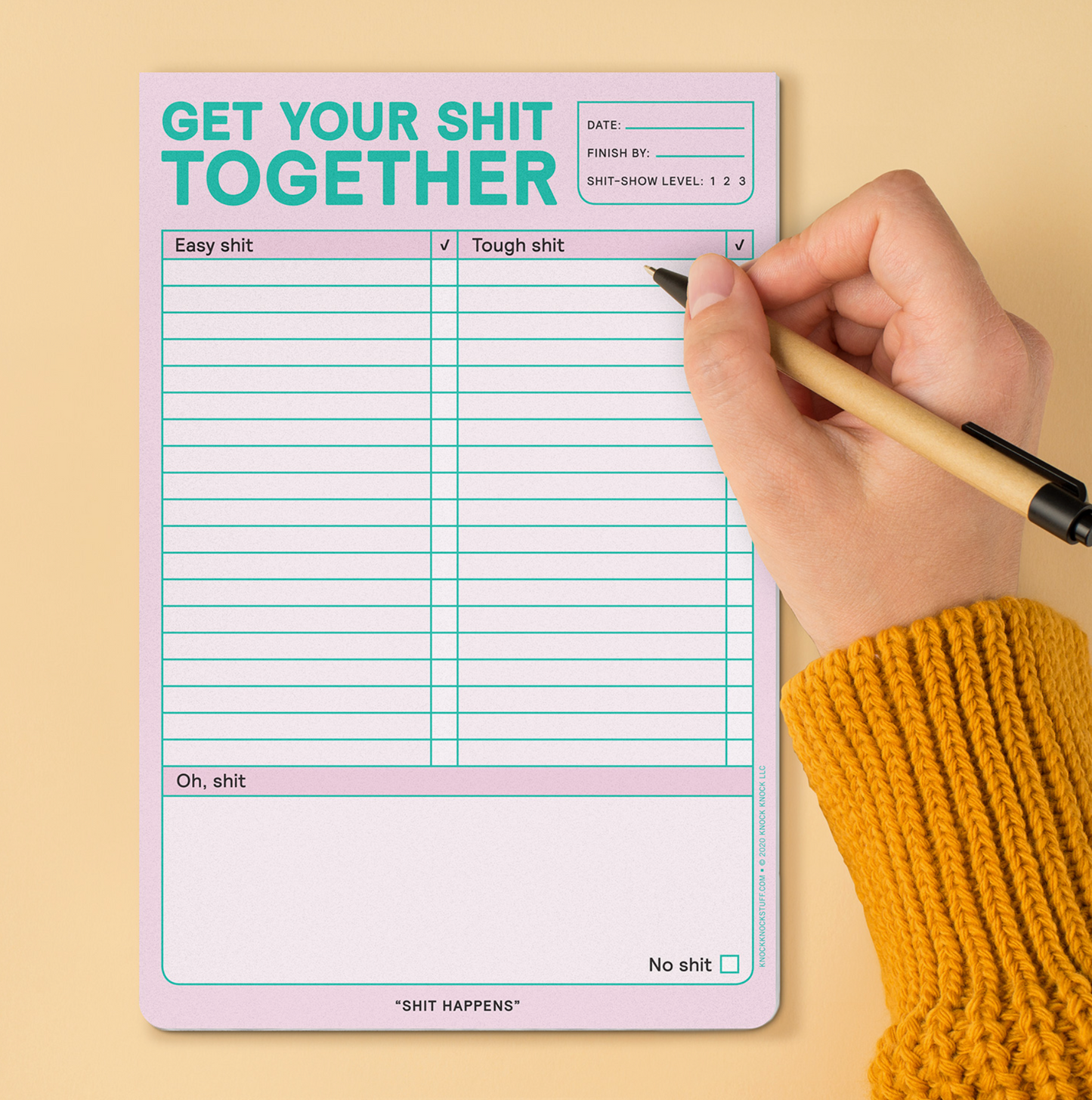 Get Your Shit Together Notepad - 60 sheets