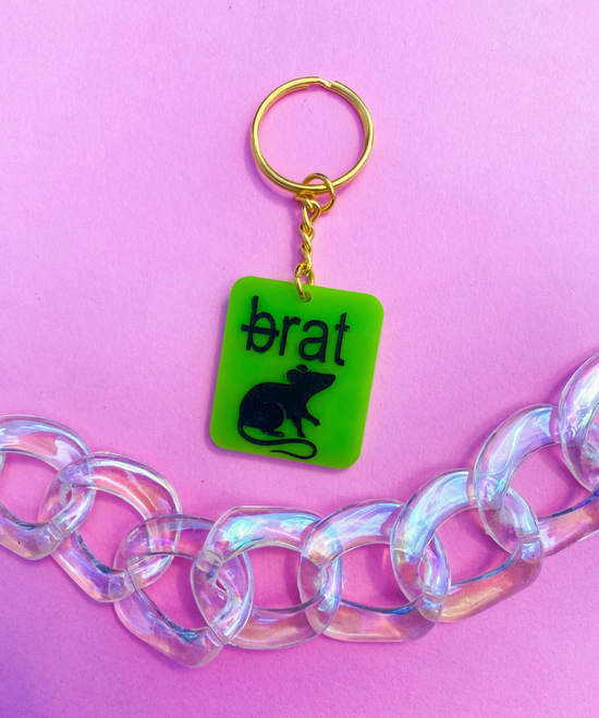 (B)Rat Acrylic Keychain