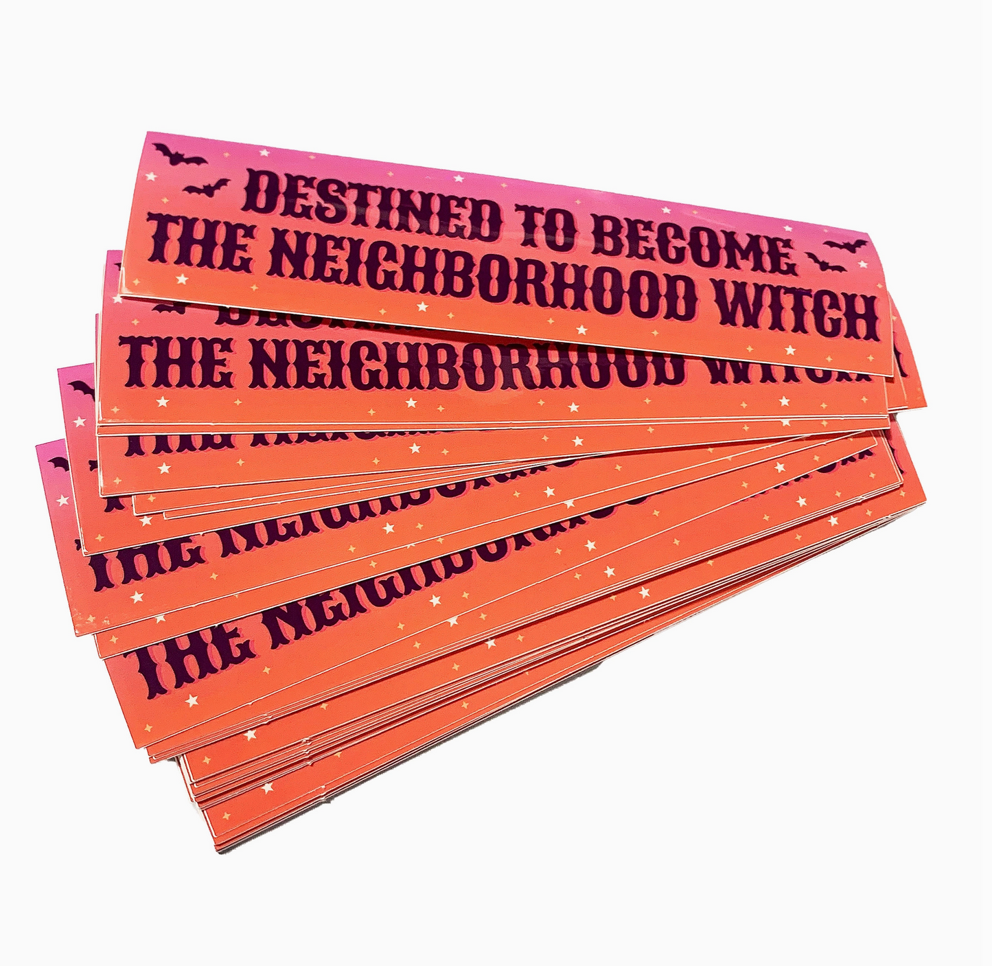 Destined To Become The Neighborhood Witch Sticker