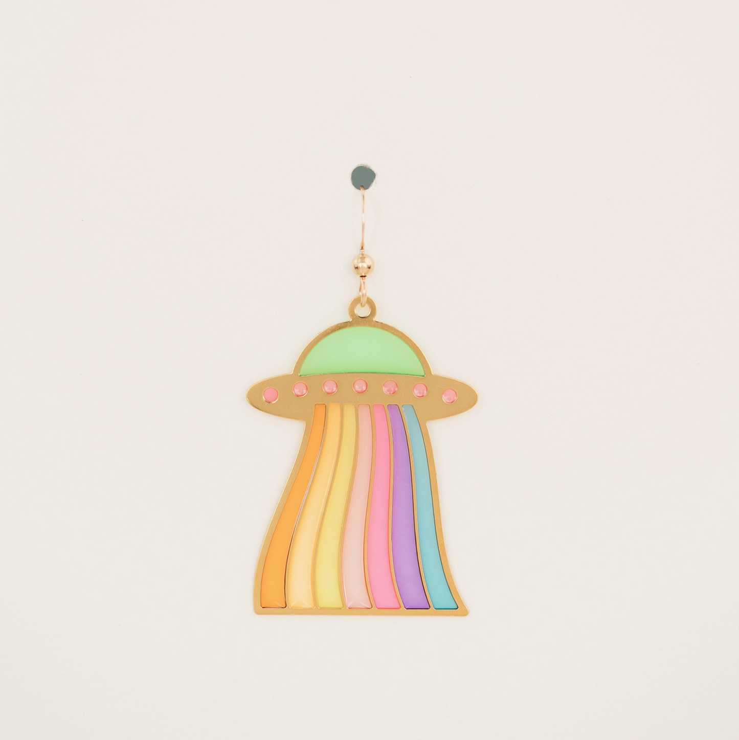 Translucent UFO Earrings