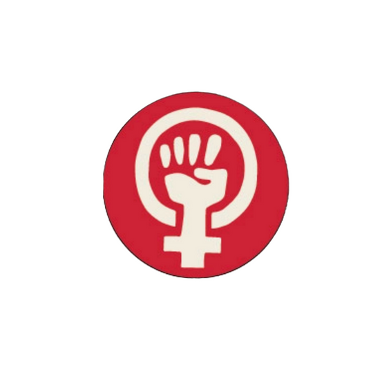 Women's Lib Symbol Button