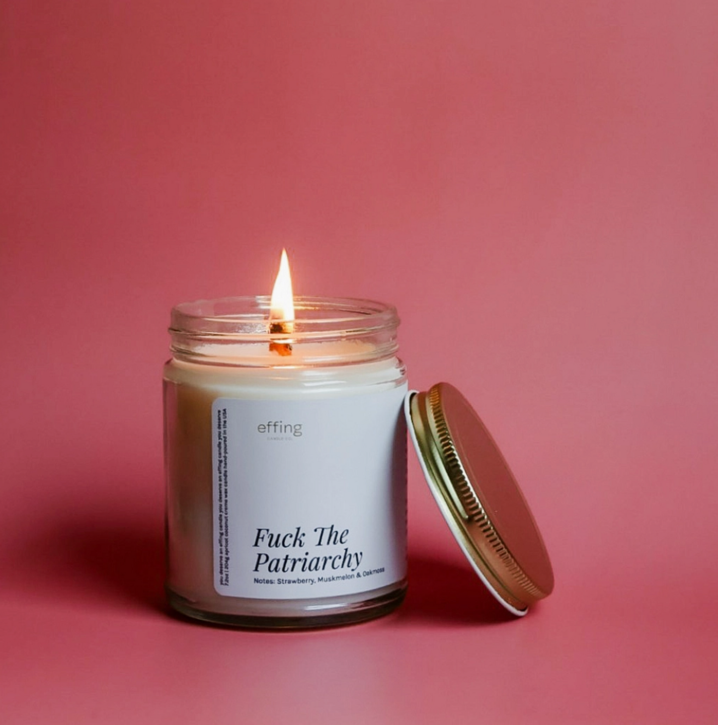 Fuck The Patriarchy Soy Candle