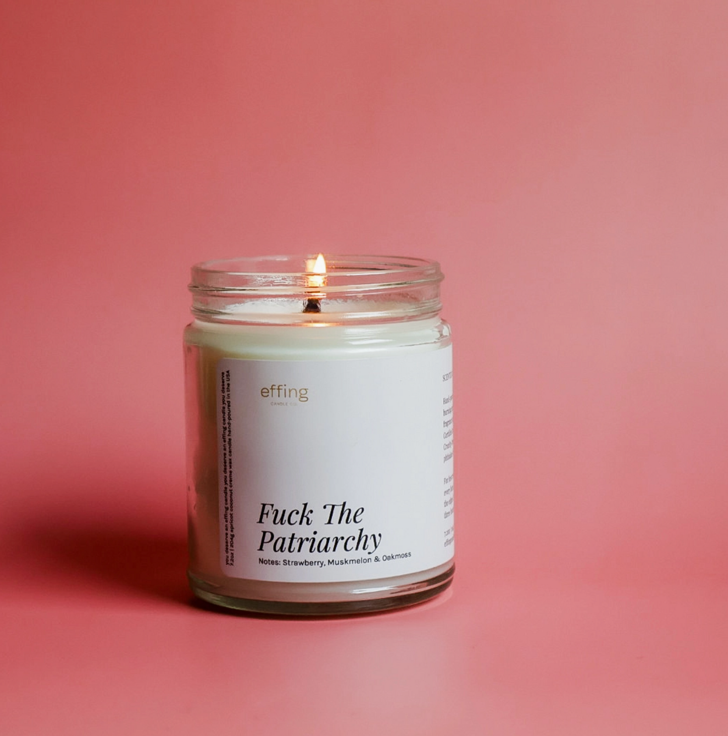 Fuck The Patriarchy Soy Candle