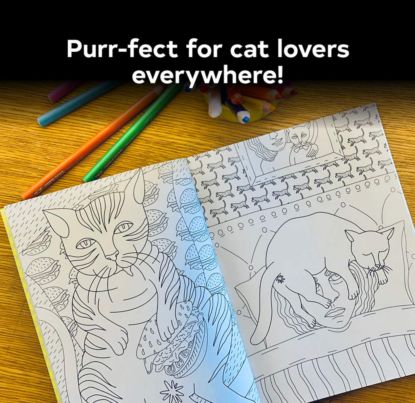 The Cat Butt Coloring and Activity Book: (Adult Coloring Book, Funny Gift for Cat Lovers)