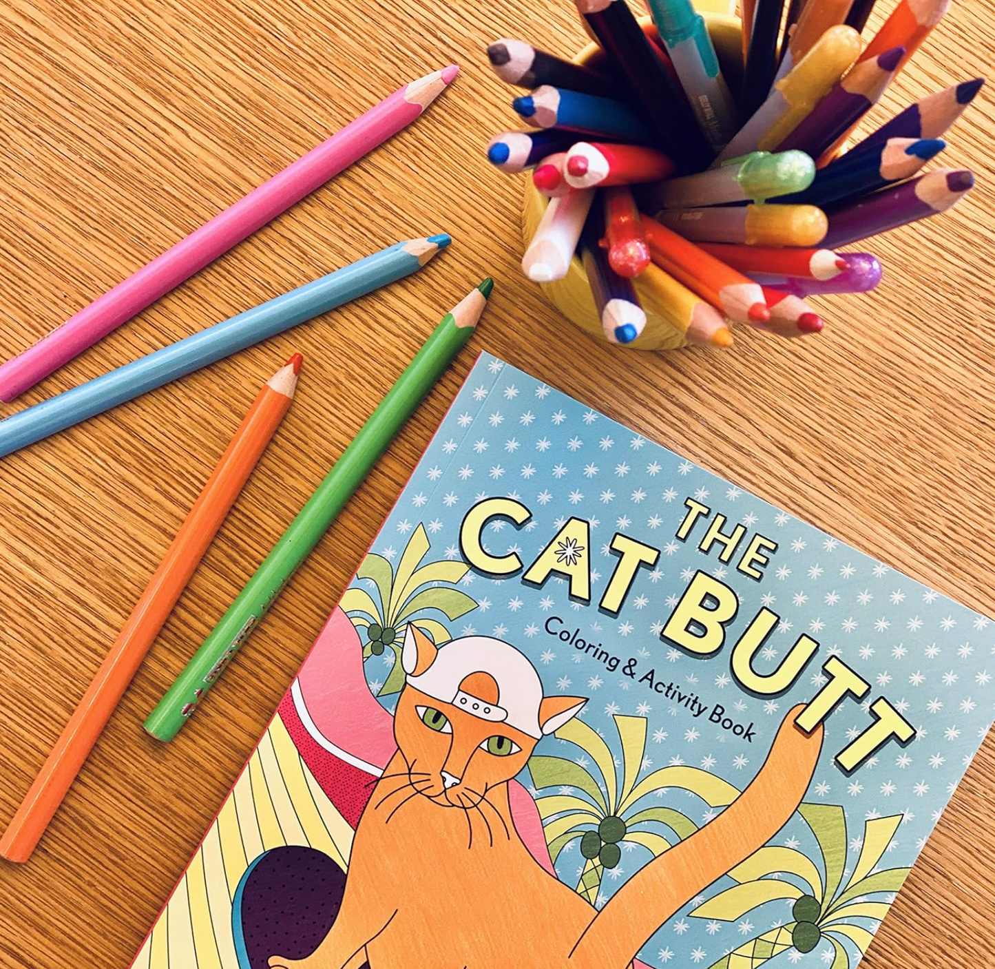 The Cat Butt Coloring and Activity Book: (Adult Coloring Book, Funny Gift for Cat Lovers)