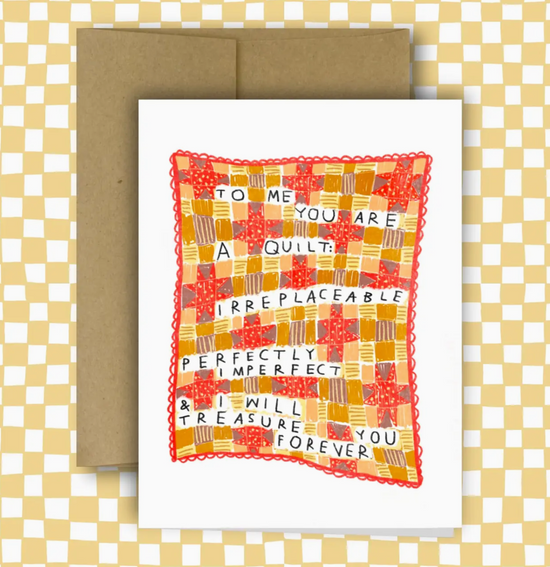 Irreplaceable Treasure To Me You Are A Quilt: Irreplaceable Perfectly Imperfect & I Will Trea ...