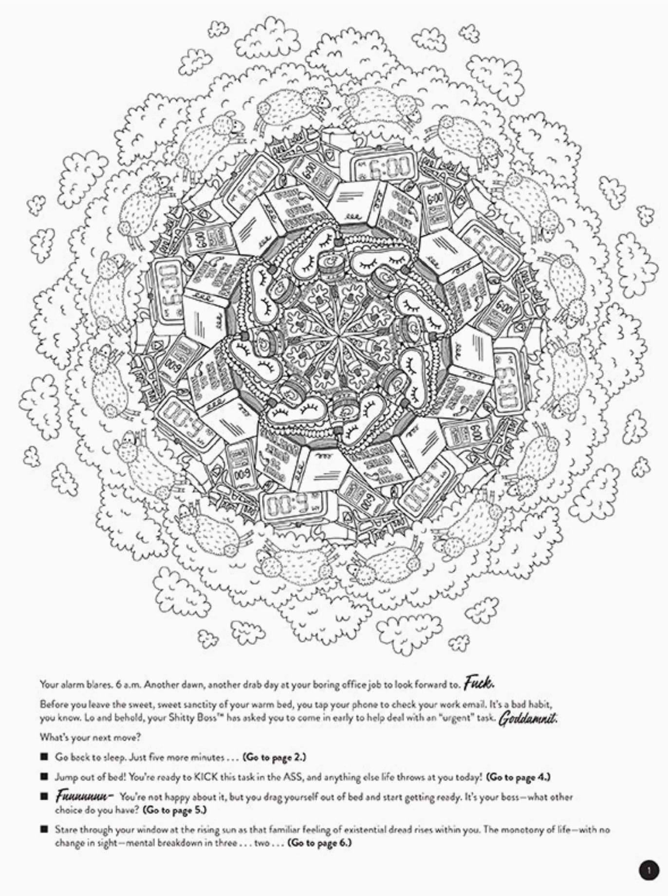 F*cking Go For It: A Not-So-Mindful Coloring Adventure! Book