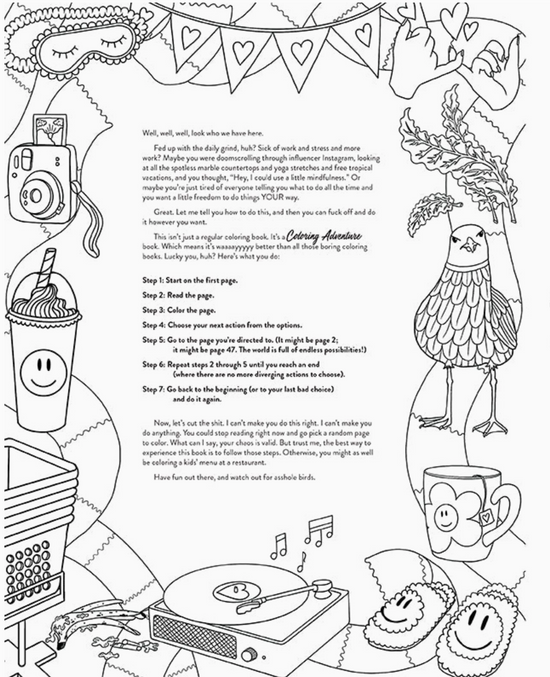 F*cking Go For It: A Not-So-Mindful Coloring Adventure! Book