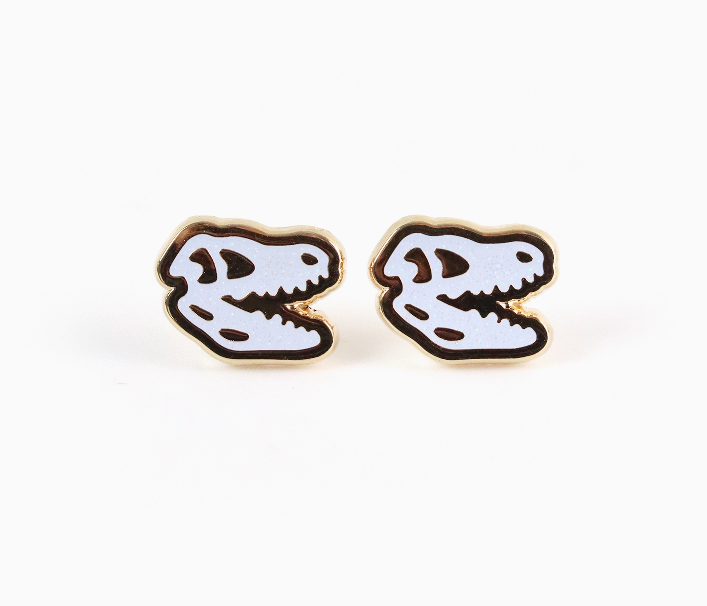 Trex Skull Earrings
