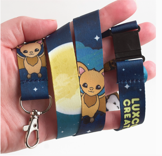 Brown Bat Cutie Lanyard
