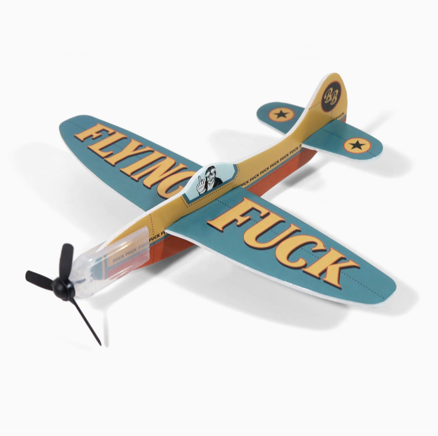 Flying Fuck Toy Foam Glider Toy Plane