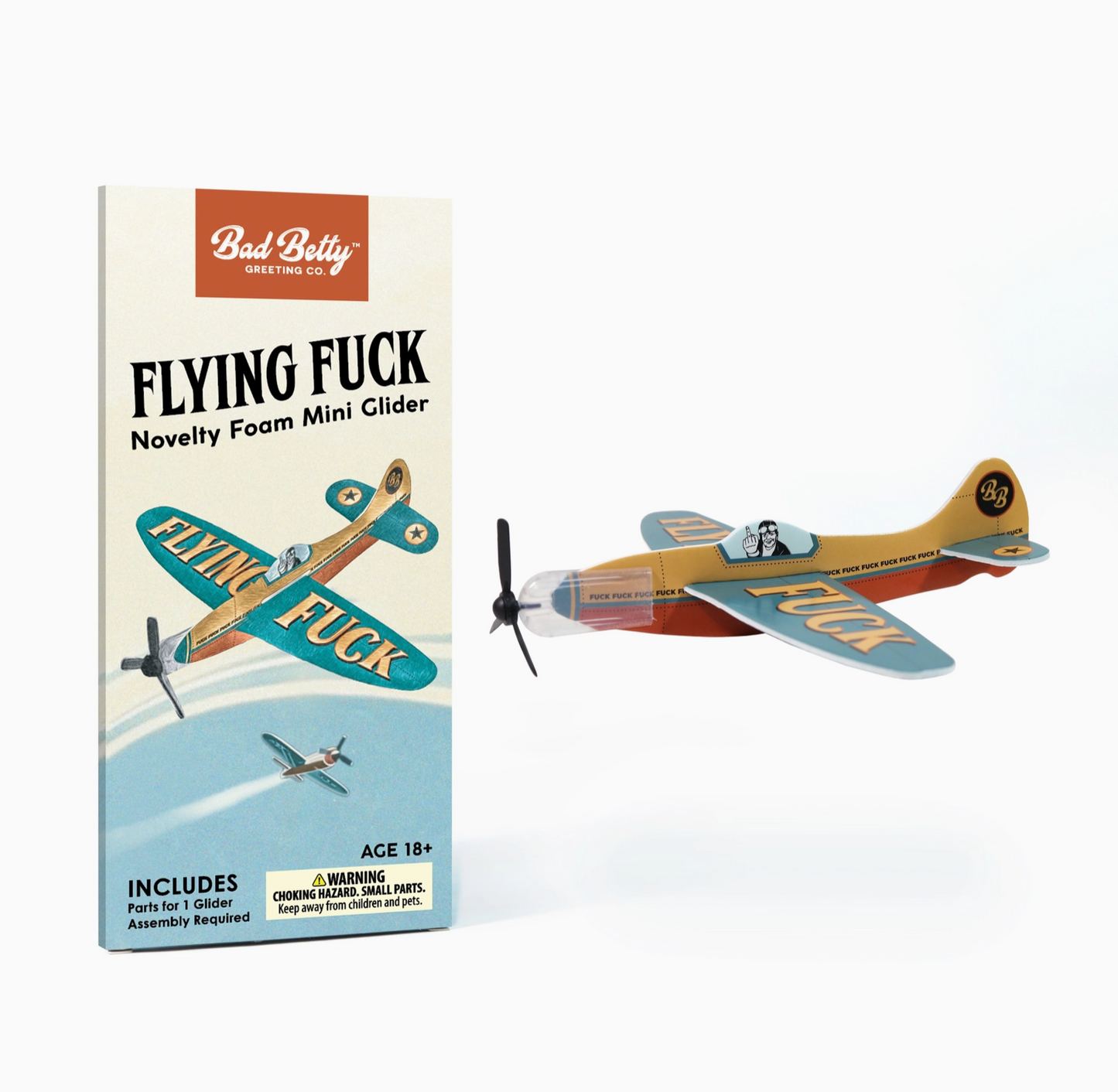 Flying Fuck Toy Foam Glider Toy Plane