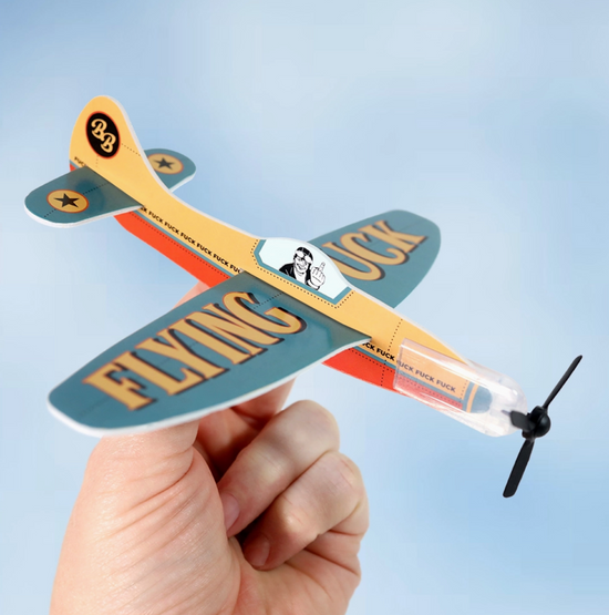 Flying Fuck Toy Foam Glider Toy Plane