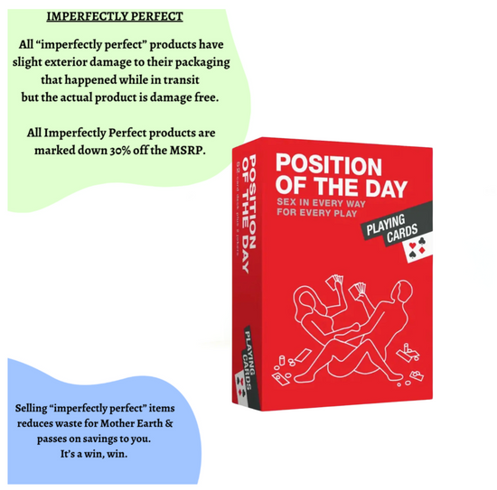 *Imperfectly Perfect* Position of the Day Playing Cards - 52 cards