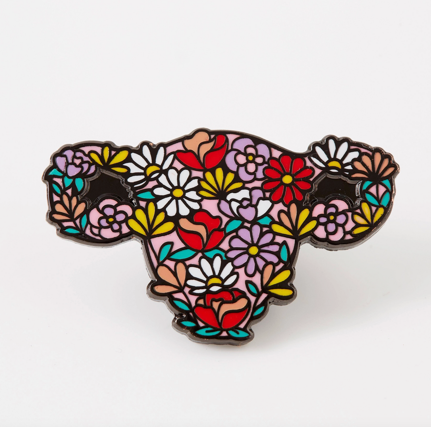 Floral Uterus Pin