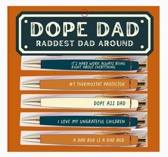 Dope Dad Pen Set - 5 pack
