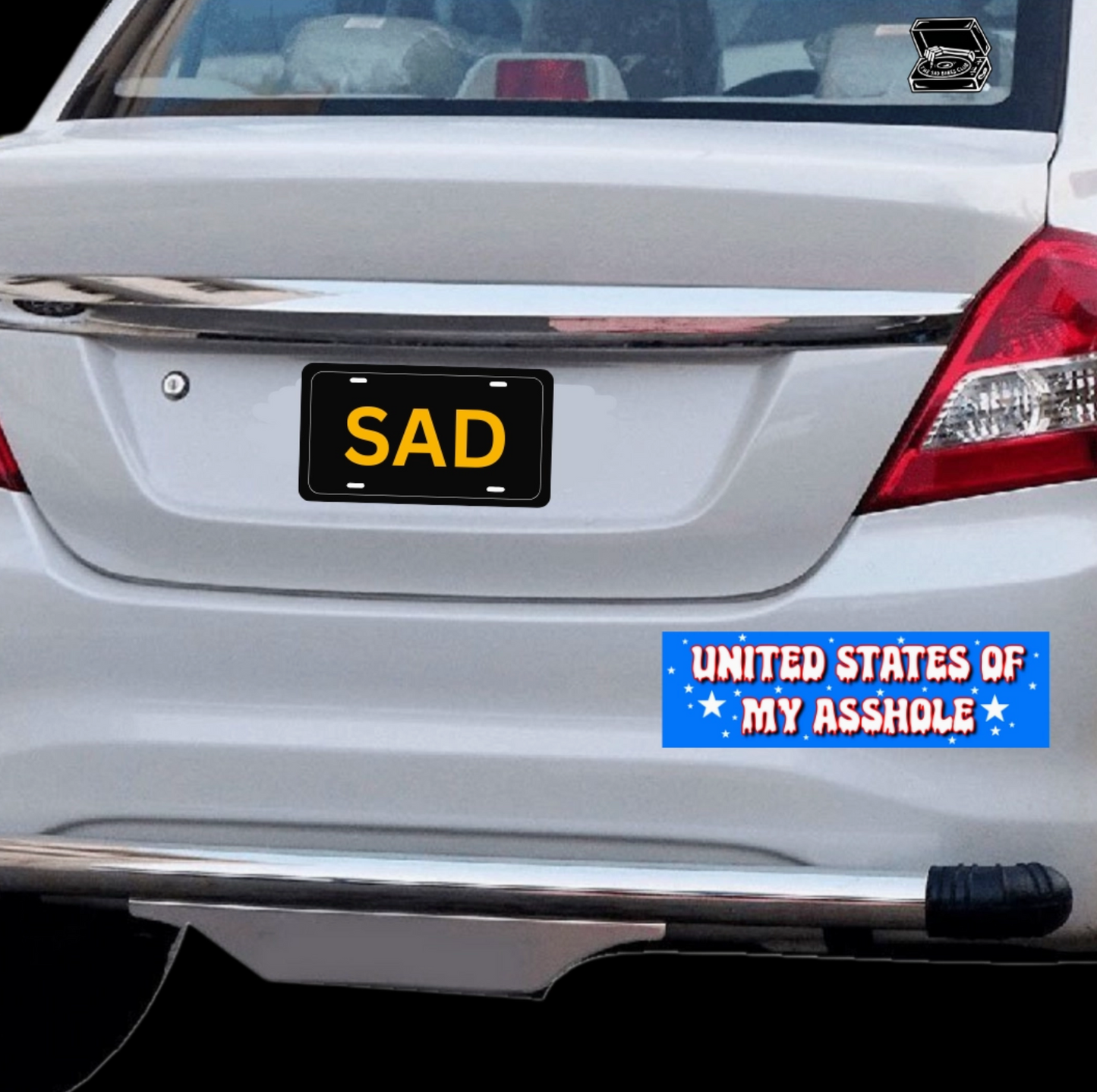 United States Of My Asshole Bumper Sticker