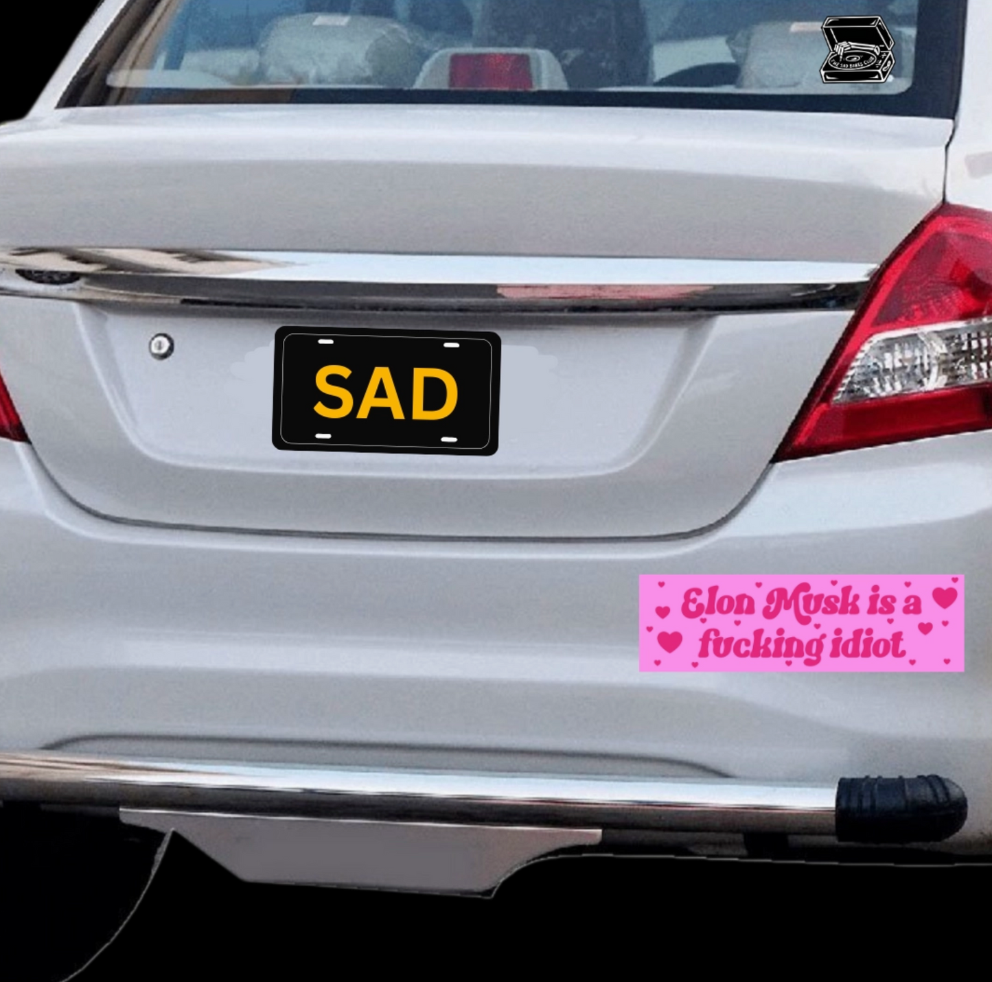 Elon Musk Is A Fucking Idiot Bumper Sticker