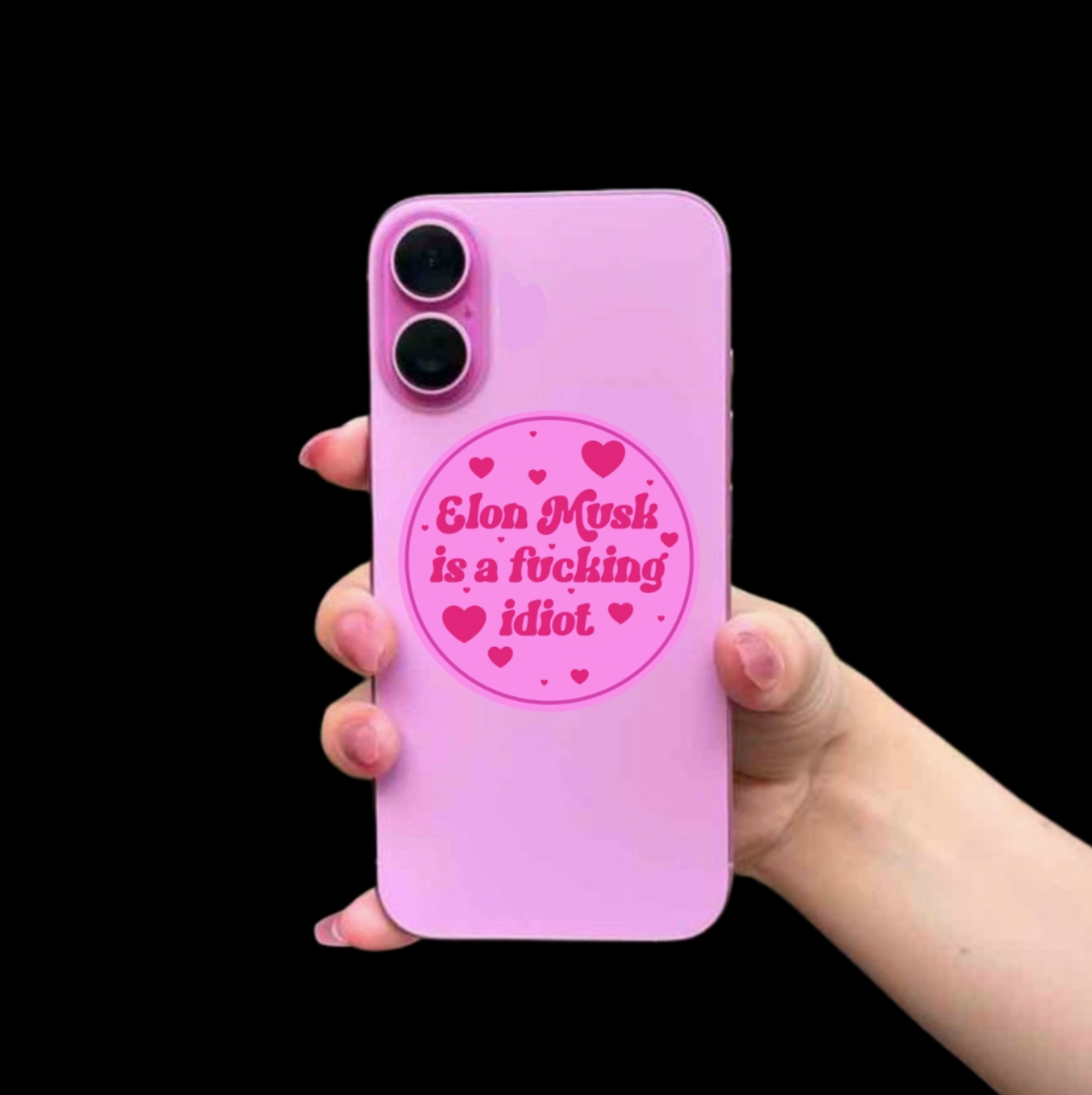 Elon Musk Is.A Fucking Idiot Sticker