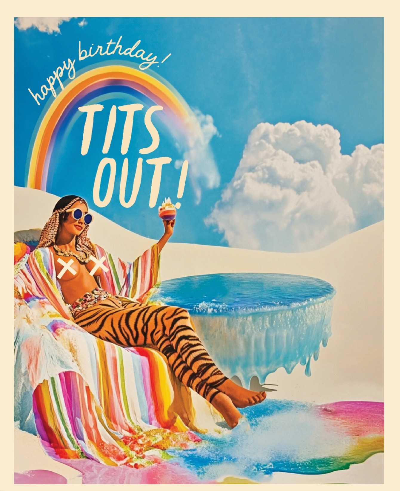 Happy Birthday! Tits Out! Card
