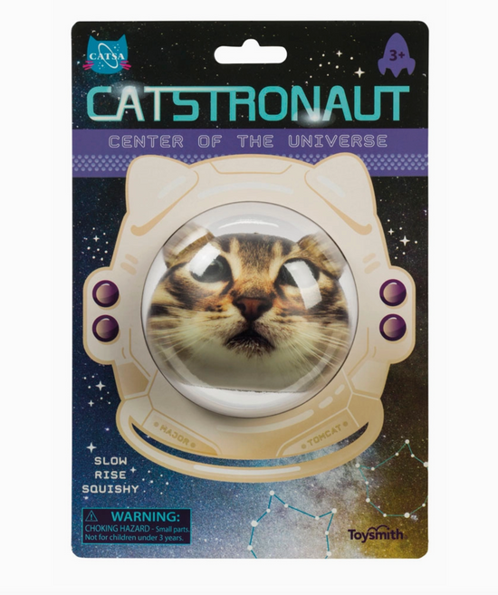 Catstronaut Slow-Rise Squishy Ball