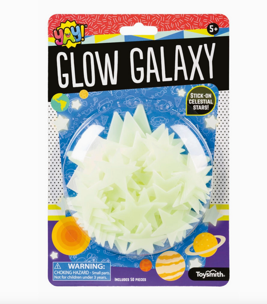 Yay! Glow Galaxy Stick-On Celestial Stars - 50 pack