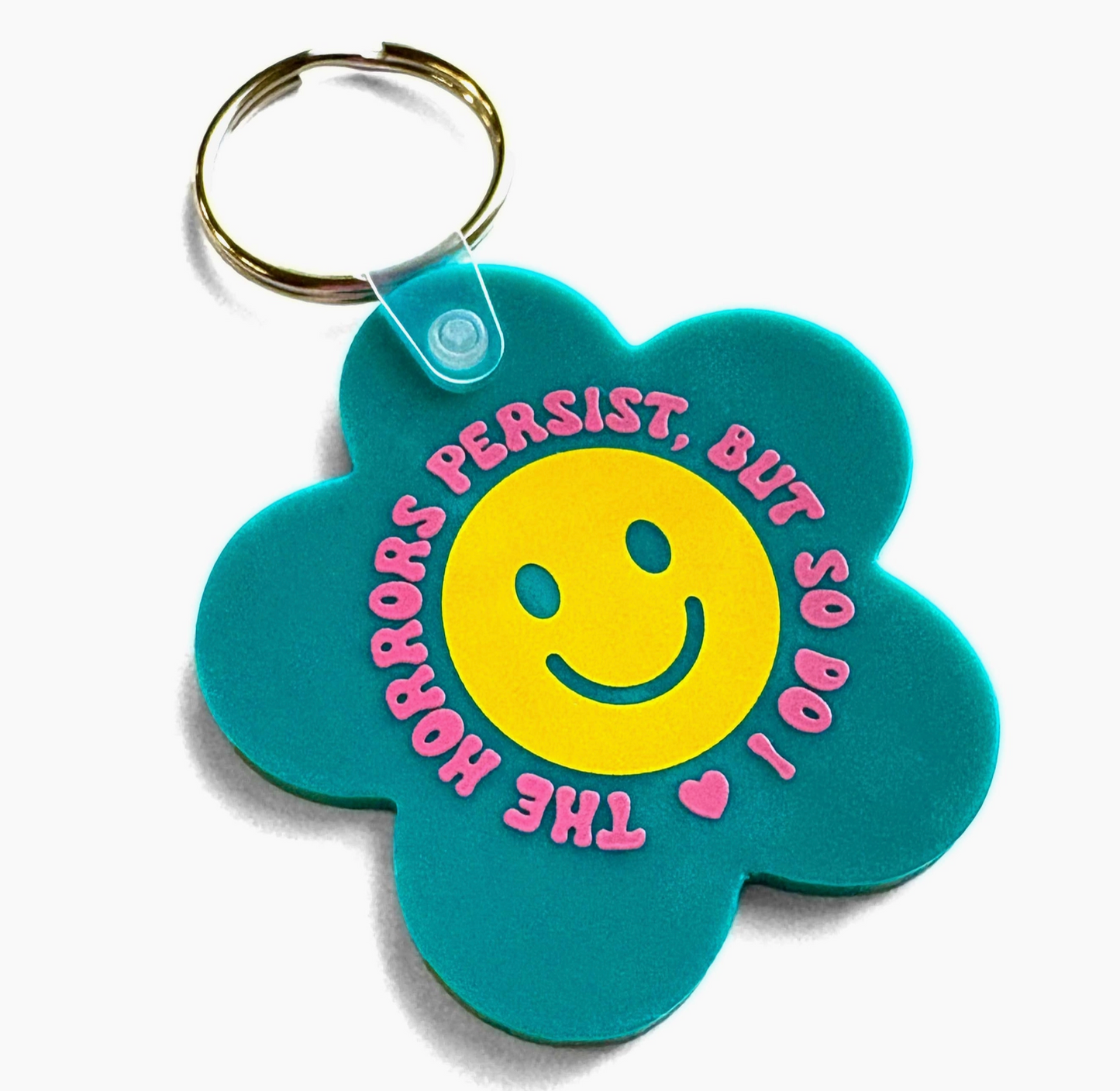 The Horrors Persist But So Do I Keychain