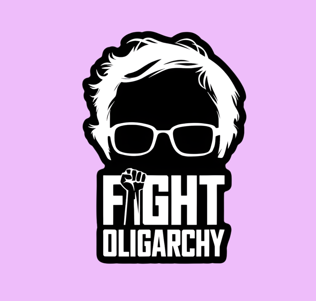 Fight Oligarchy Bernie Sticker