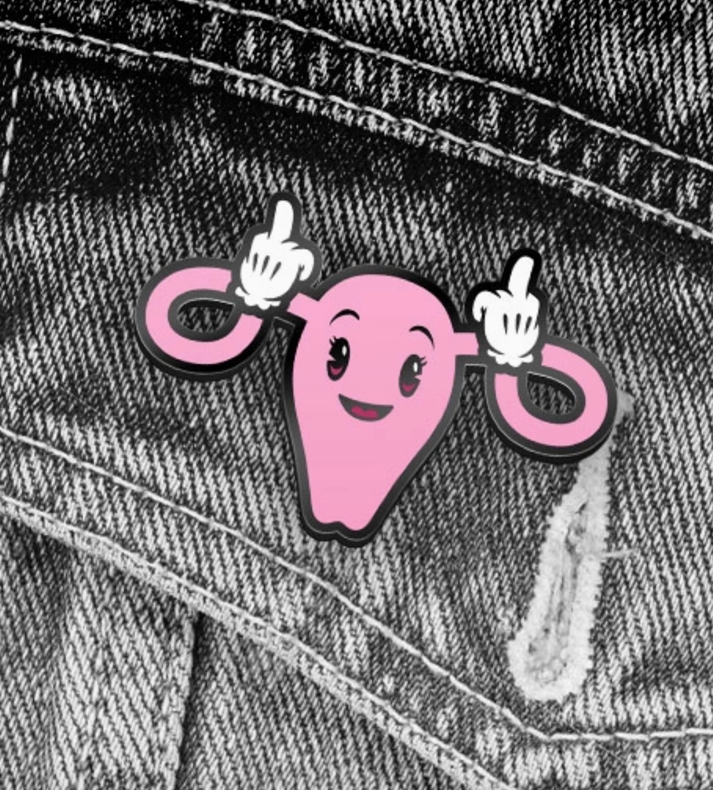 Hands Off Pin