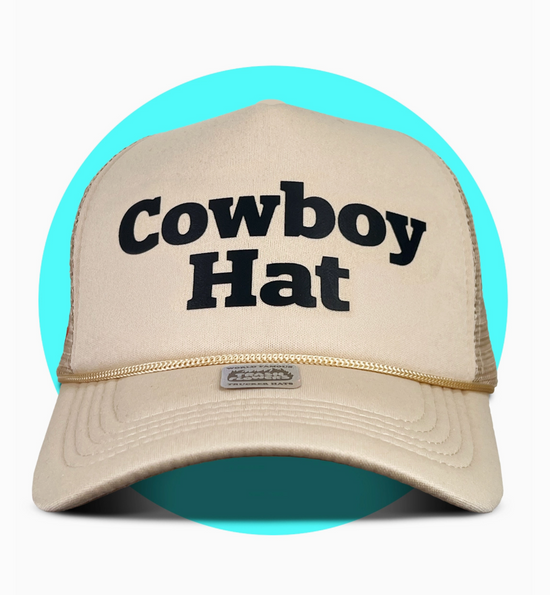 Cowboy Hat Trucker Hat