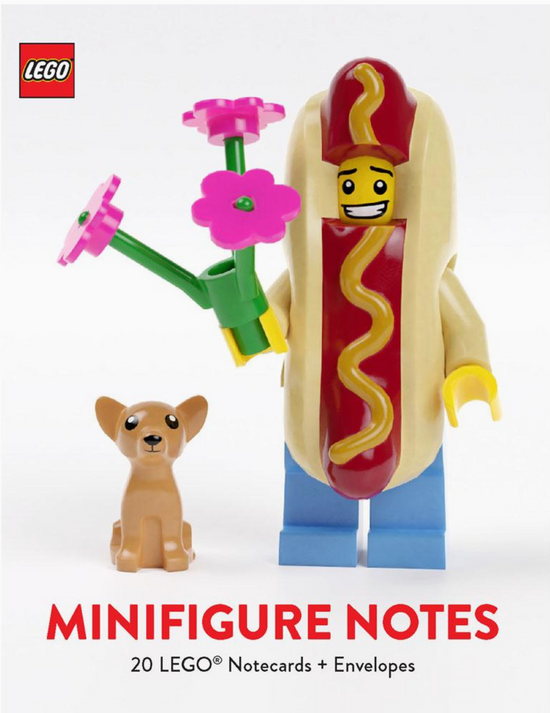 Minifigure Notes: 20 LEGO Notecards & Envelopes