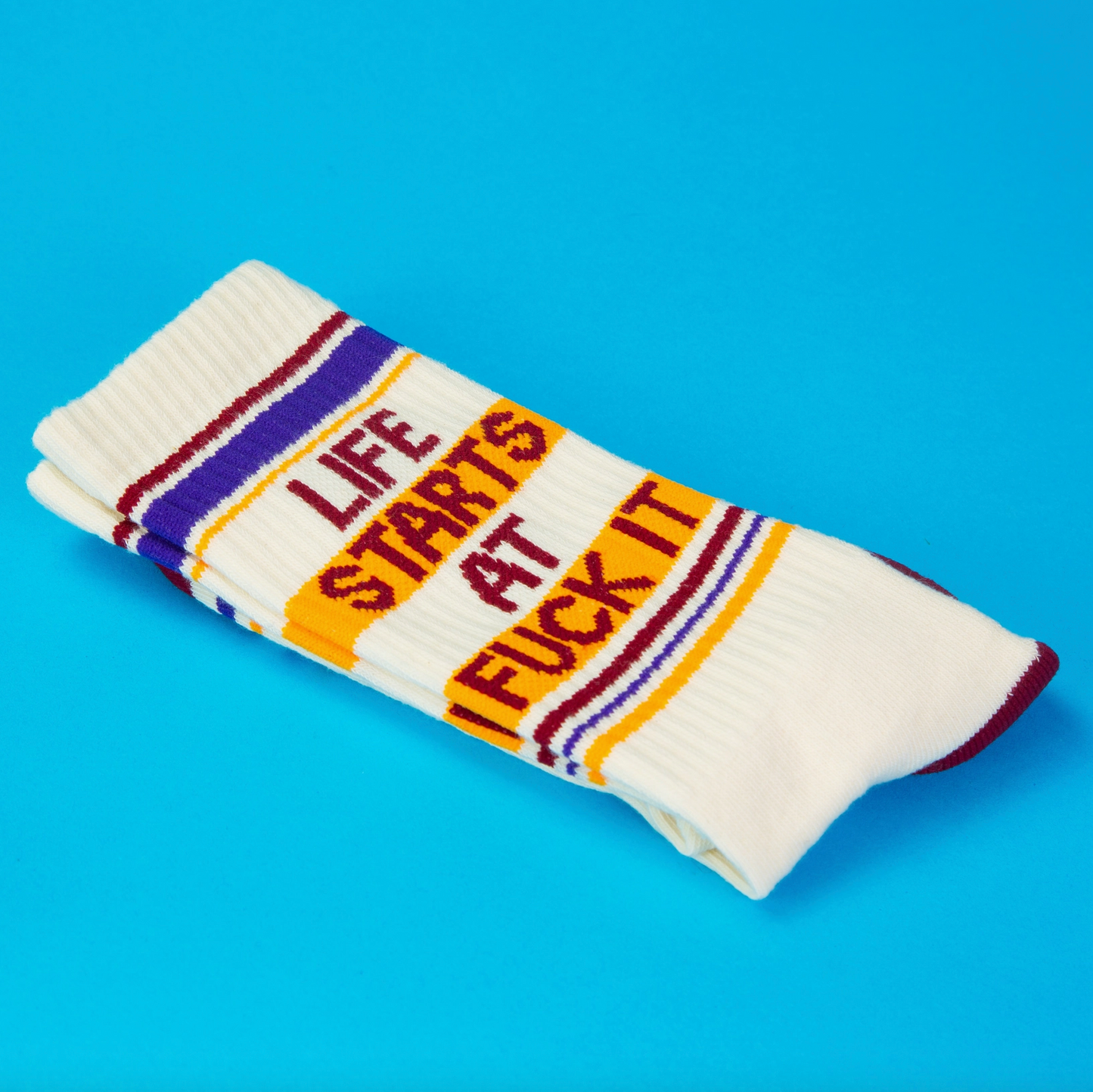 Life Starts At Fuck It Socks