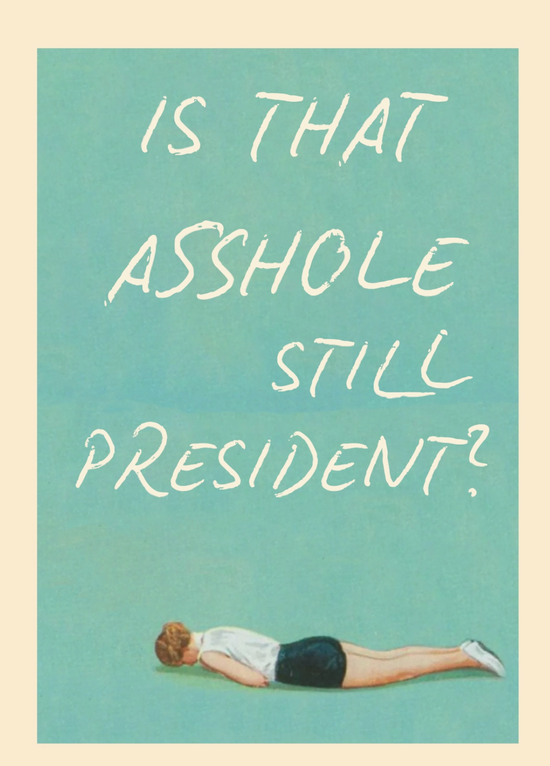 Is That Asshole Still President? Magnet