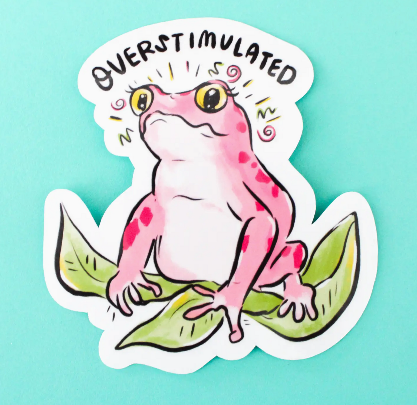 Overstimulated Sticker